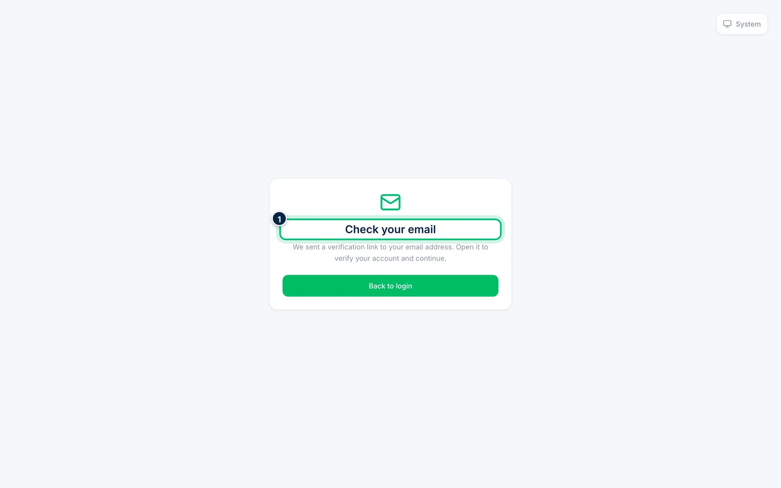 Scalar360 screen: Verify your email