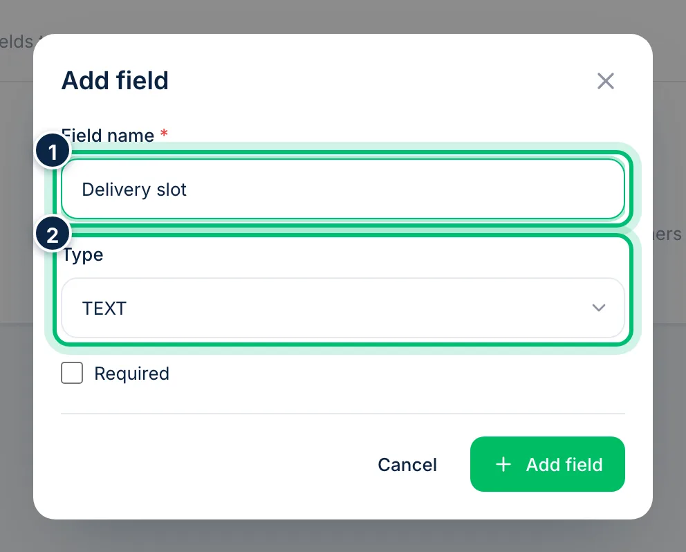 Scalar360 screen: Add a custom field