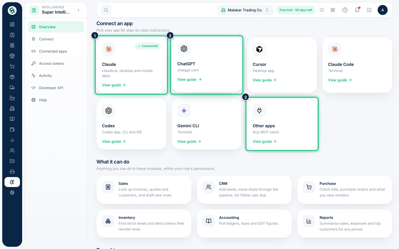 Scalar360 screen: Pick your AI app